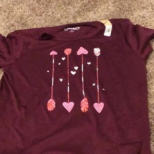Maroon Hart’s and arrows shirt